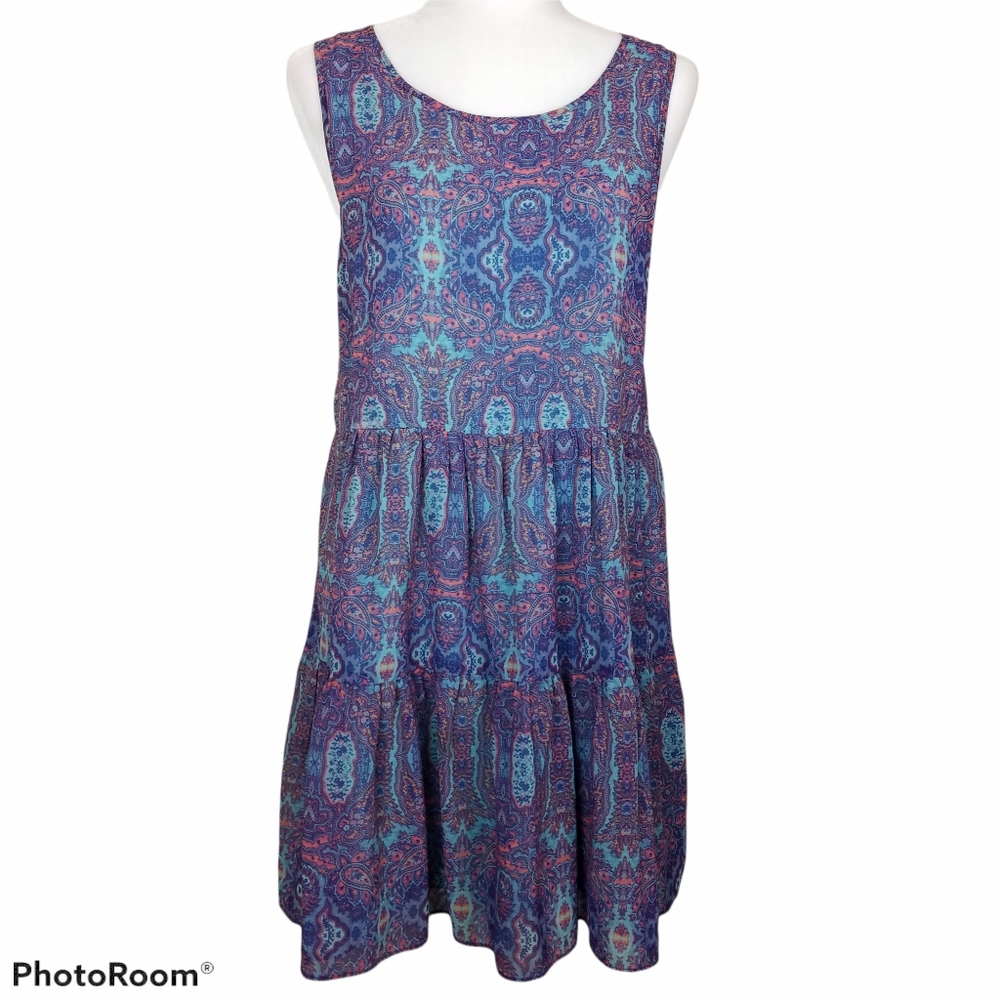 Gentle Fawn Tiered Paisley Dress Sz M *EUC*